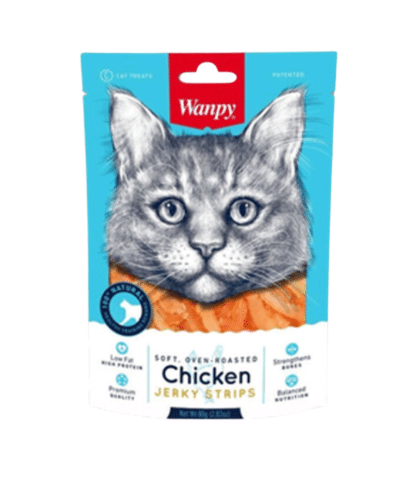 WANPY SNACK JERKY CAT CHICKEN 80 G