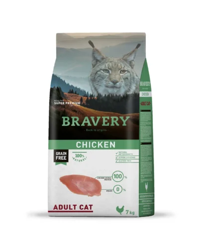 BRAVERY CHICKEN ADULT CAT 7 KG