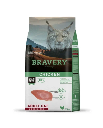 BRAVERY CHICKEN ADULT CAT STERILIZED 7 KG