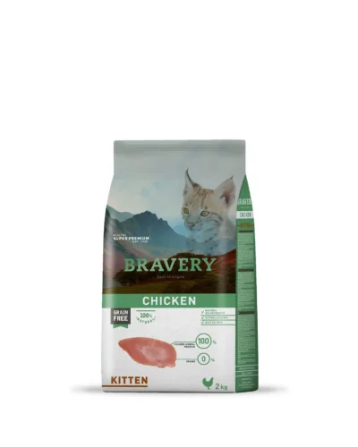 BRAVERY CHICKEN KITTEN 2 KG