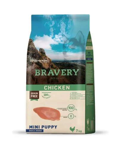 BRAVERY CHICKEN MINI PUPPY SMALL BREEDS 7 KG