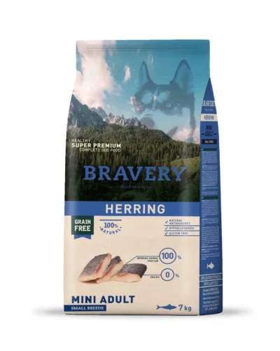 BRAVERY HERRING MINI ADULT SMALL BREEDS 7 KG