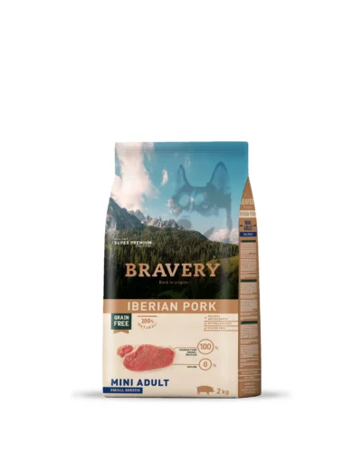 BRAVERY IBERIAN PORK MINI ADULT SMALL BREEDS 2 KG
