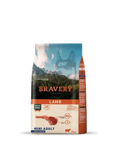 BRAVERY LAMB MINI ADULT SMALL BREEDS 2 KG