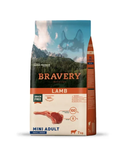 BRAVERY LAMB MINI ADULT SMALL BREEDS 7 KG