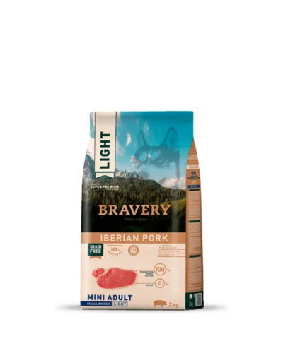BRAVERY LIGHT IBERIAN PORK MINI ADULT SMALL BREEDS 2 KG