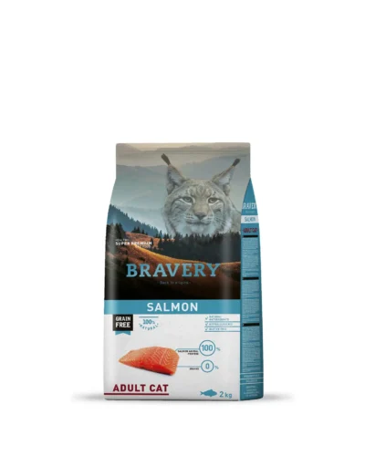 BRAVERY SALMON ADULT CAT 2 KG