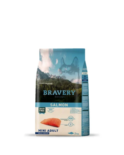 BRAVERY SALMON MINI ADULT SMALL BREEDS 2 KG