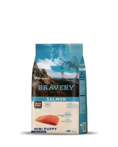 BRAVERY SALMON MINI PUPPY SMALL BREEDS 2 KG